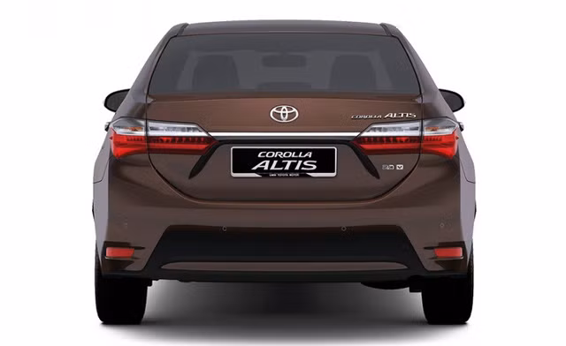 he lo thong so cua toyota corolla altis 2017 phien ban dong nam a
