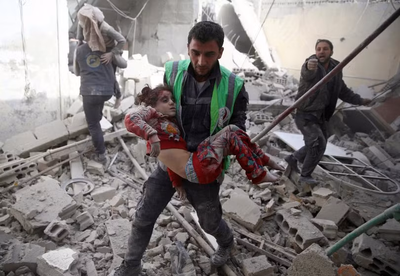 thu do damascus syria tan hoang sau nhung cuoc khong kich
