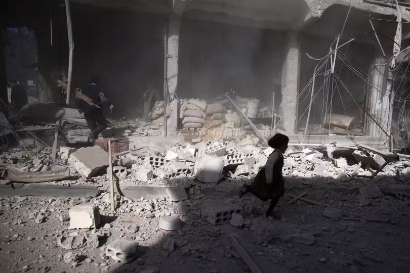 thu do damascus syria tan hoang sau nhung cuoc khong kich