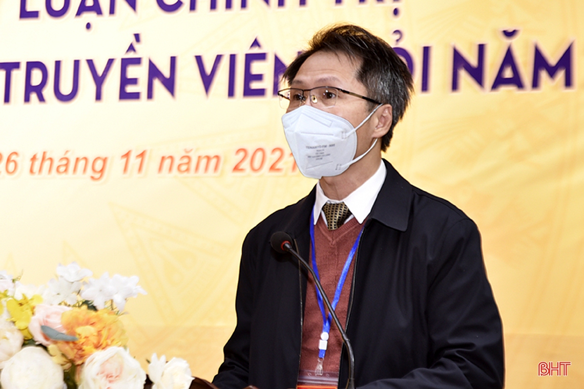 30 thí sinh Hà Tĩnh tranh tài Hội thi Giảng viên lý luận chính trị và báo cáo viên, tuyên truyền viên giỏi