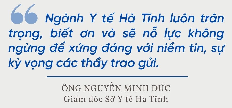 Bảo vệ, chăm sóc và nâng cao sức khỏe Nhân dân - Sứ mệnh thiêng liêng (Bài 3): “Ngoại lực” quý giá của ngành Y tế Hà Tĩnh