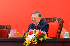 Tổng Bí thư Tô Lâm trả lời câu hỏi của các phóng viên quốc tế tại họp báo sau Đại hội XIV