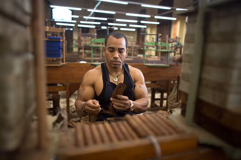 can canh quy trinh san xuat xi ga cuba tru danh the gioi