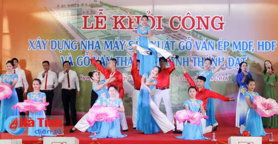 khoi cong nha may san xuat go van ep van thanh tri gia gan 1 500 ty