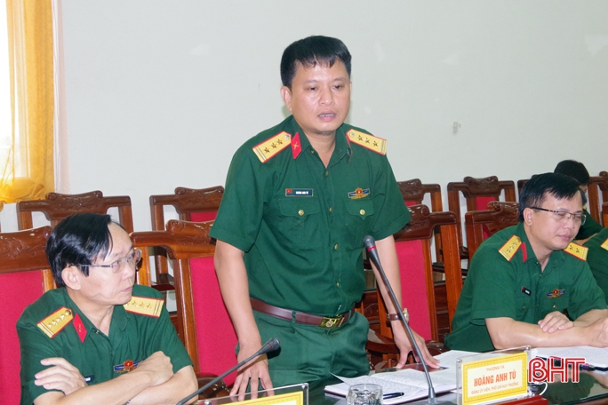 Đảng ủy Quân sự Hà Tĩnh triển khai Nghị quyết lãnh đạo thực hiện nhiệm vụ 6 tháng cuối năm