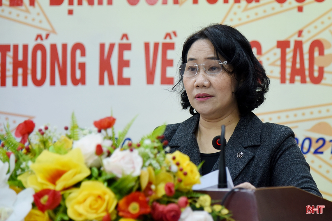 Ngành Thống kê Hà Tĩnh cần tiếp tục làm tốt công tác điều tra, thu thập thông tin