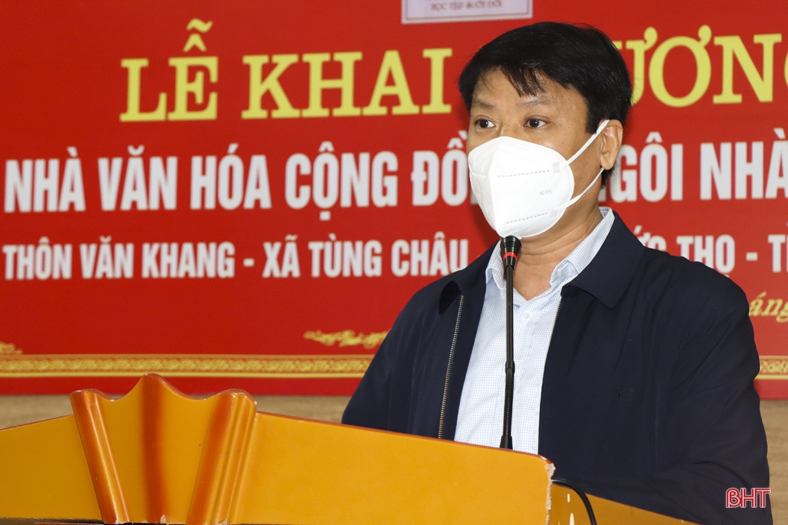 Chủ tịch UBND tỉnh dự khai trương nhà văn hóa cộng đồng - ngôi nhà trí tuệ ở Đức Thọ