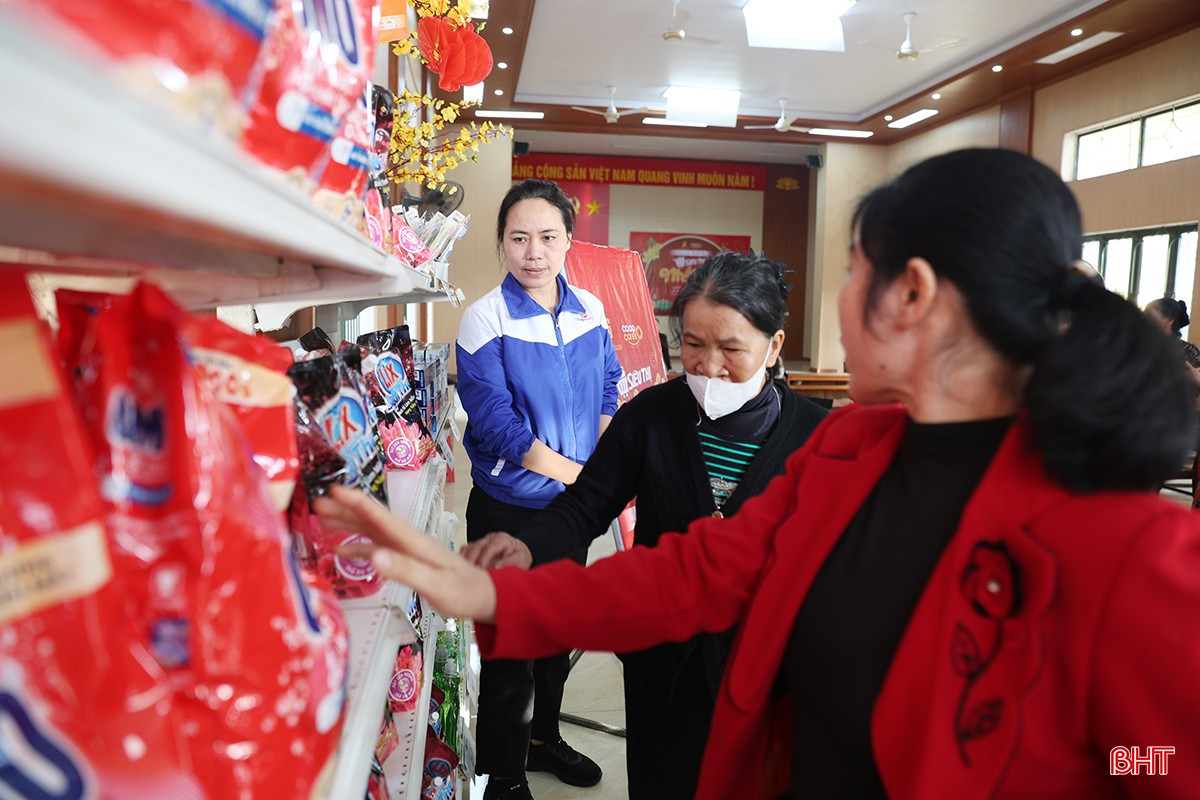 Người dân được lựa chọn đa dạng các mặt hàng và đảm bảo chất lượng.
