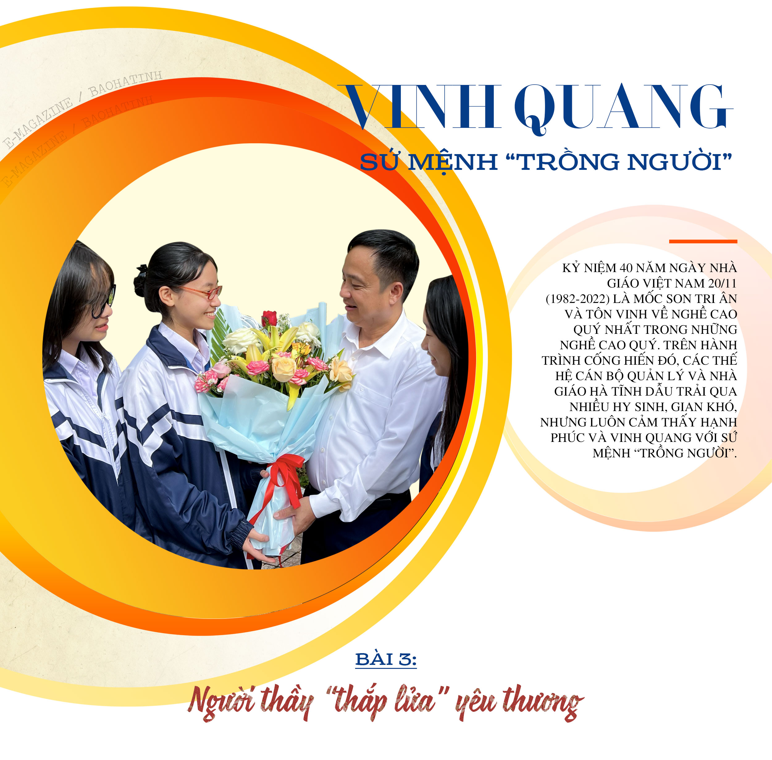 Vinh quang sứ mệnh “trồng người” (Bài 3): Người thầy “thắp lửa” yêu thương