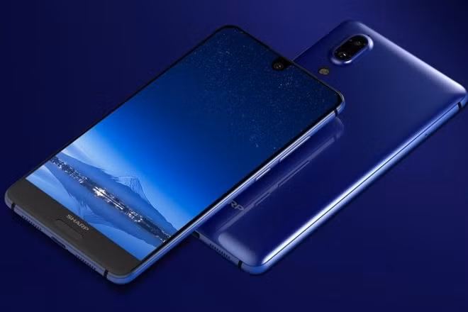 sharp se ra mat smartphone man hinh tran vien tai viet nam dau nam moi