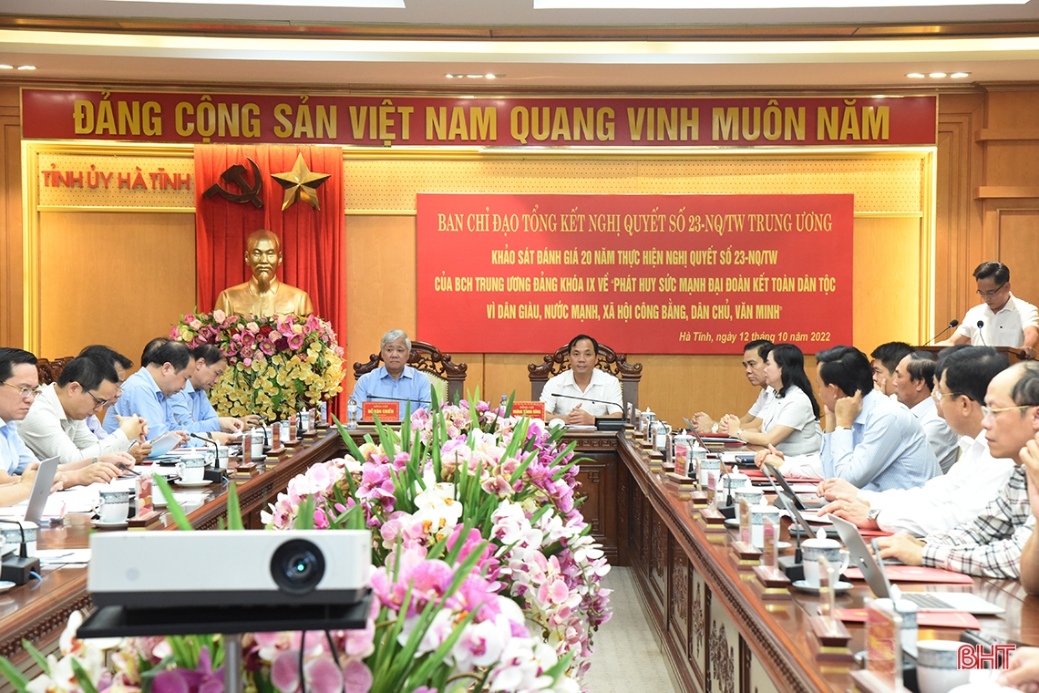 Hà Tĩnh triển khai Nghị quyết 23 của BCH Trung ương Đảng bài bản, đồng bộ, sát thực