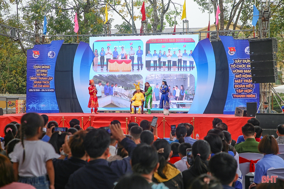 Sôi nổi Ngày Đoàn viên cấp tỉnh năm 2023 của tuổi trẻ Hà Tĩnh