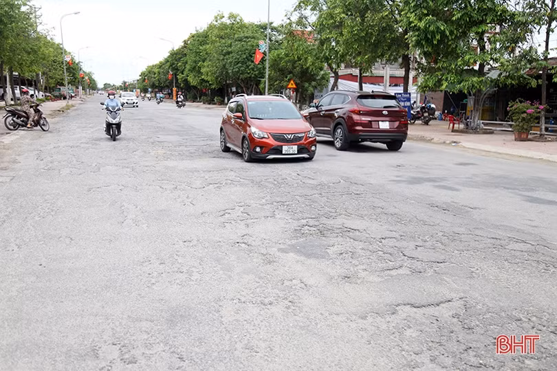 Giữa tháng 6 này, thi công nâng cấp đường Quang Trung nối TP Hà Tĩnh với huyện Lộc Hà