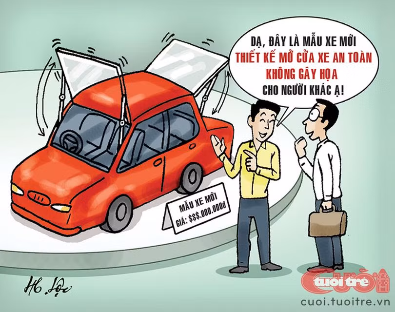 Mở cửa xe ô tô an toàn