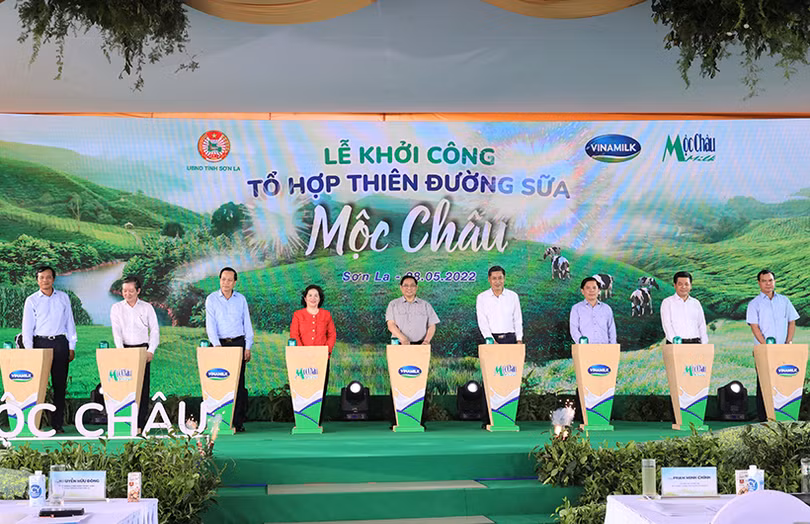 Khởi công dự án “Tổ hợp Thiên đường sữa Mộc Châu”