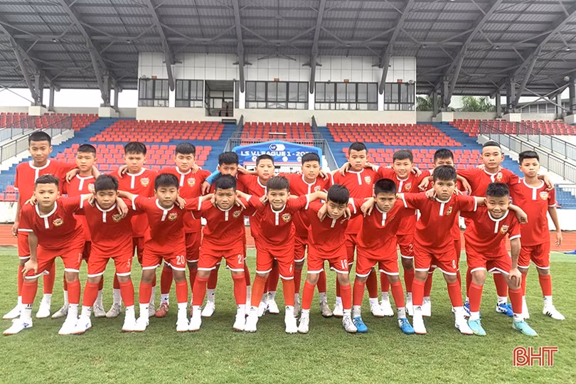 U13 Hồng Lĩnh Hà Tĩnh vào Vòng chung kết Giải Bóng đá Thiếu niên toàn quốc