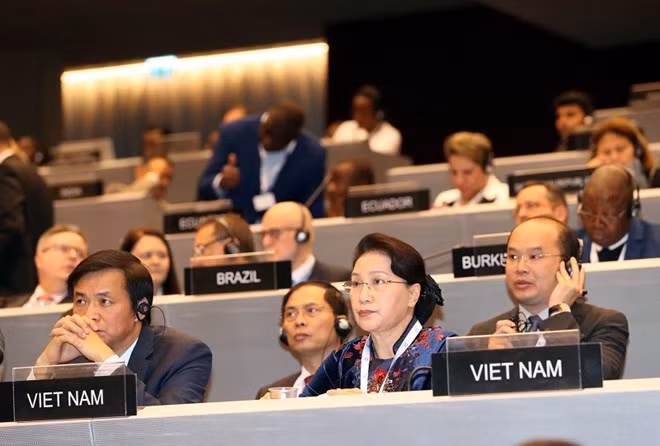Chủ tịch Quốc hội Nguyễn Thị Kim Ngân dự Phiên họp toàn thể IPU-138 ảnh 1 chu tich quoc hoi nguyen thi kim ngan du phien hop toan the ipu 138