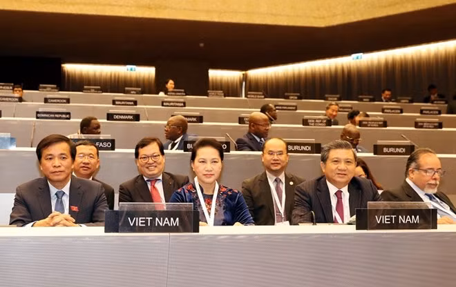 Chủ tịch Quốc hội Nguyễn Thị Kim Ngân dự Phiên họp toàn thể IPU-138 ảnh 2 chu tich quoc hoi nguyen thi kim ngan du phien hop toan the ipu 138