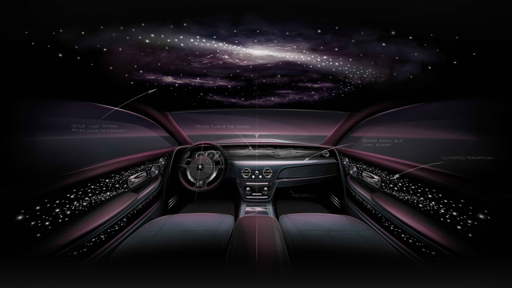 Rolls-Royce Phantom Tempus - tác phẩm nghệ thuật về hiệu ứng ánh sáng