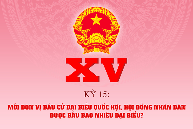 Mỗi đơn vị bầu cử đại biểu Quốc hội, HĐND được bầu bao nhiêu đại biểu?
