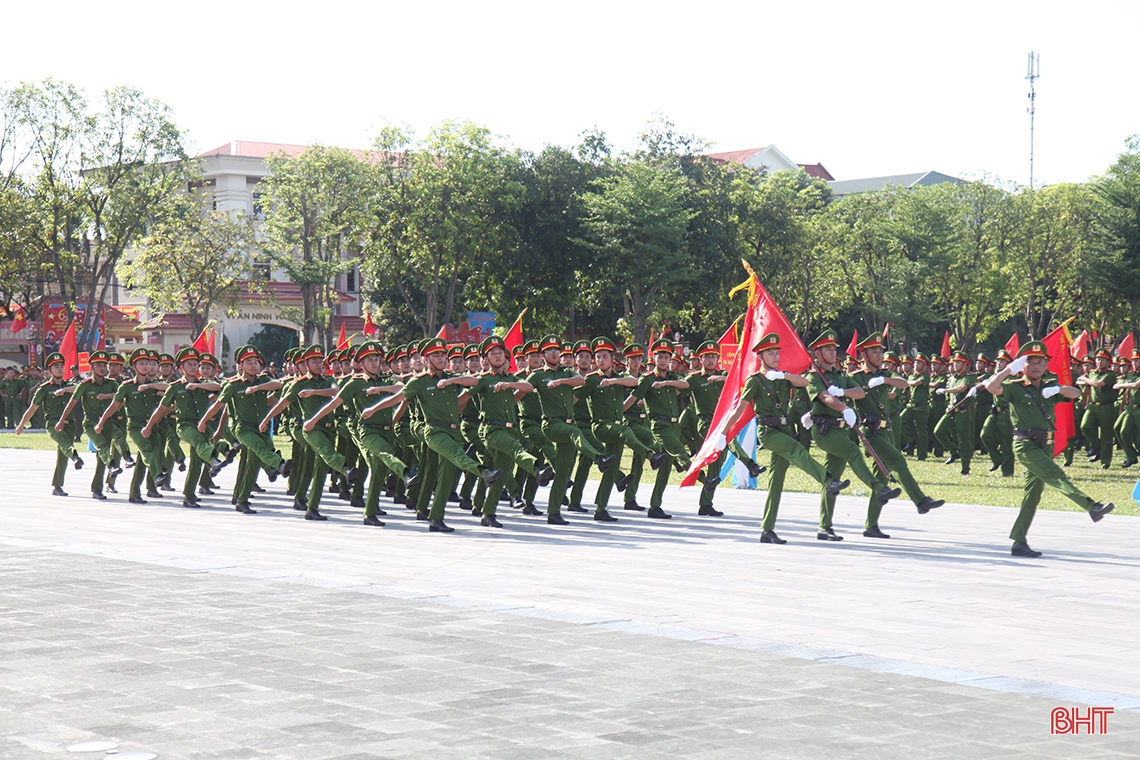 Xây dựng lực lượng Cảnh sát nhân dân Công an Hà Tĩnh ngày càng tinh nhuệ, hiện đại