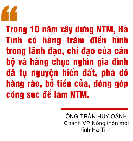 Nông thôn mới Hà Tĩnh – mới từ ý Đảng, lòng dân (Bài 4): Ra ngõ gặp... điển hình