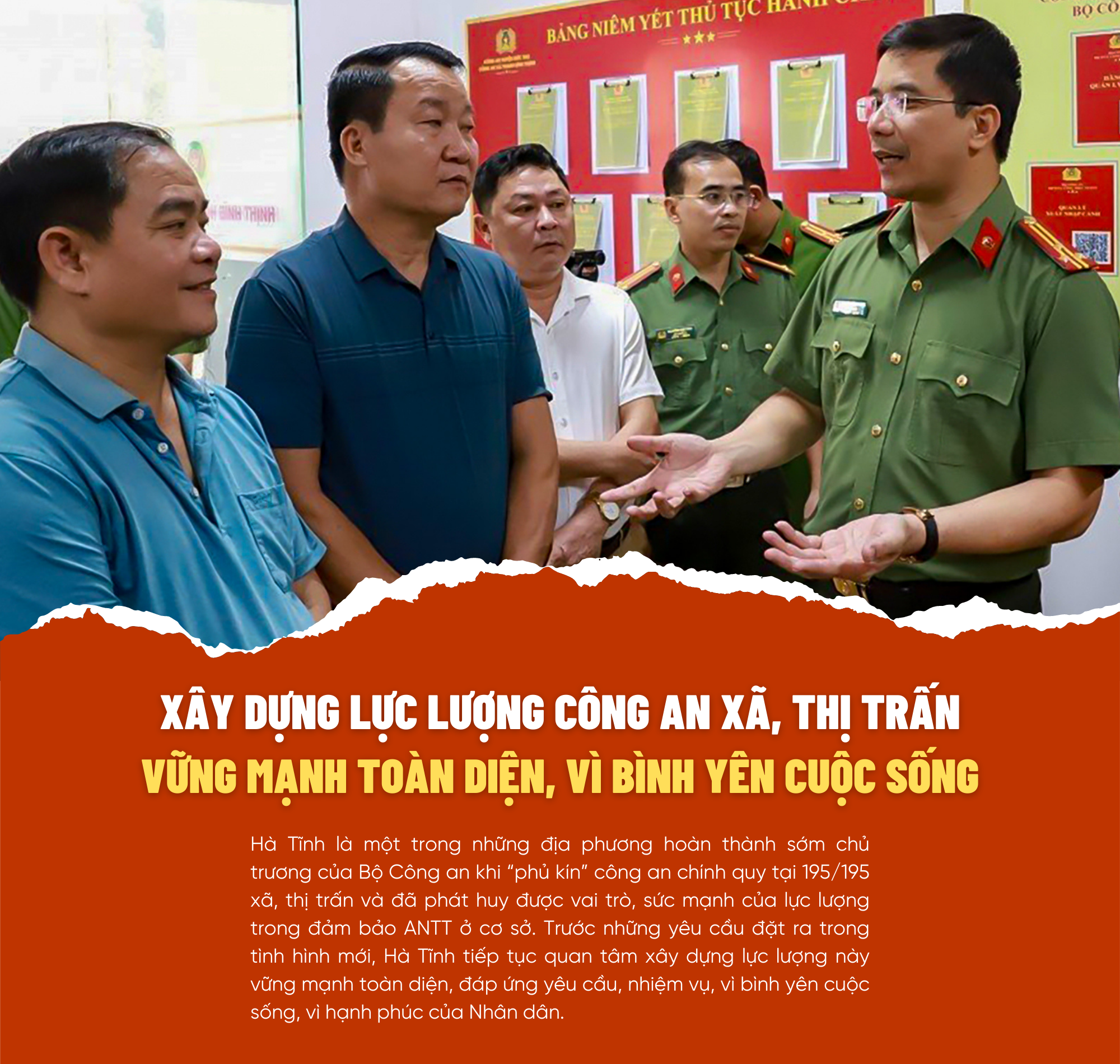 Bài cuối: Công an xã ở Hà Tĩnh - Chuyên nghiệp, chính quy để đáp ứng yêu cầu trong tình hình mới