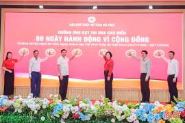 Hưởng ứng đợt thi đua "80 ngày hành động vì cộng đồng" tại Hà Tĩnh