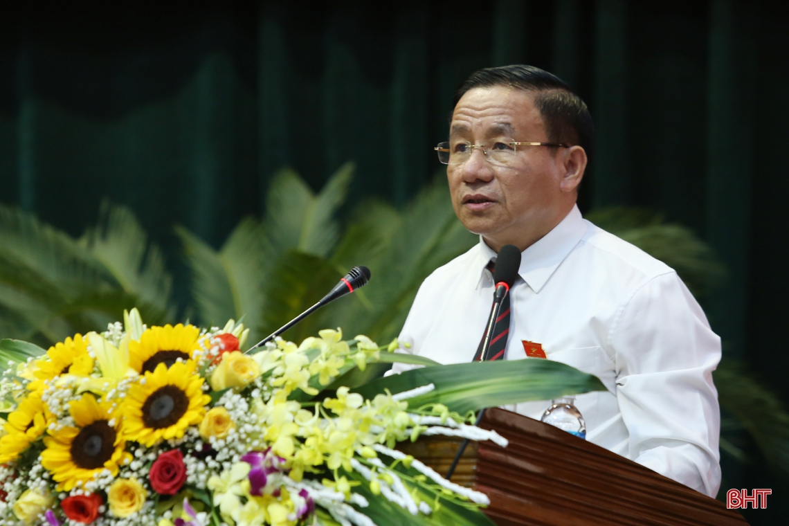Phiên khai mạc Kỳ họp thứ 15 HĐND tỉnh Hà Tĩnh: Đại biểu nghe các báo cáo, tờ trình quan trọng