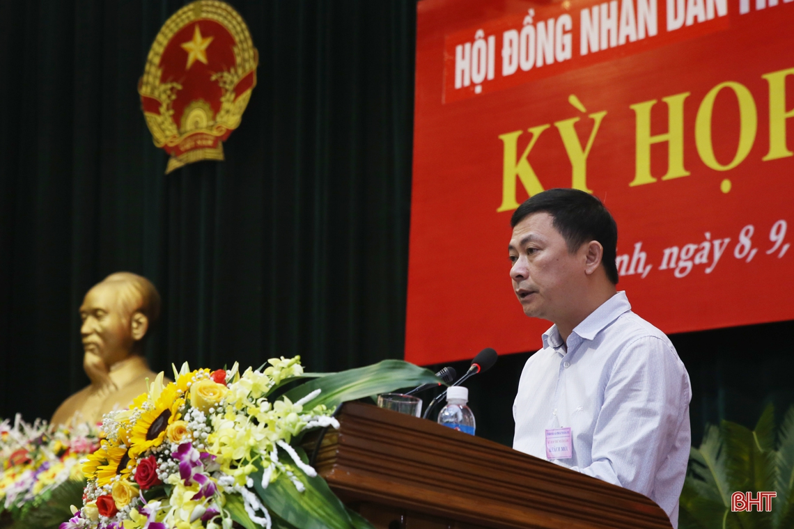 Phiên khai mạc Kỳ họp thứ 15 HĐND tỉnh Hà Tĩnh: Đại biểu nghe các báo cáo, tờ trình quan trọng