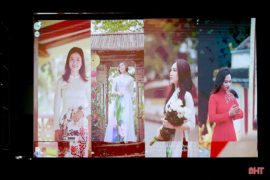 Hai thí sinh giành giải nhất Cuộc thi “Áo dài với quê hương Hà Tĩnh”