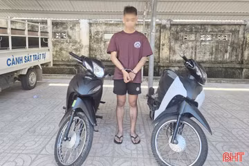 Bỏ nhà đi lang thang, ra Nghệ An trộm 2 xe máy