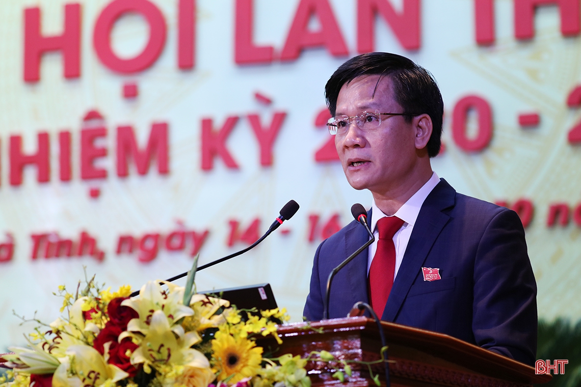Công bố kết quả bầu Ban Thường vụ, Bí thư Tỉnh ủy và các Phó Bí thư Tỉnh ủy Hà Tĩnh