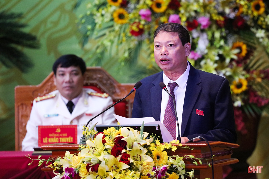 Công bố kết quả bầu Ban Thường vụ, Bí thư Tỉnh ủy và các Phó Bí thư Tỉnh ủy Hà Tĩnh