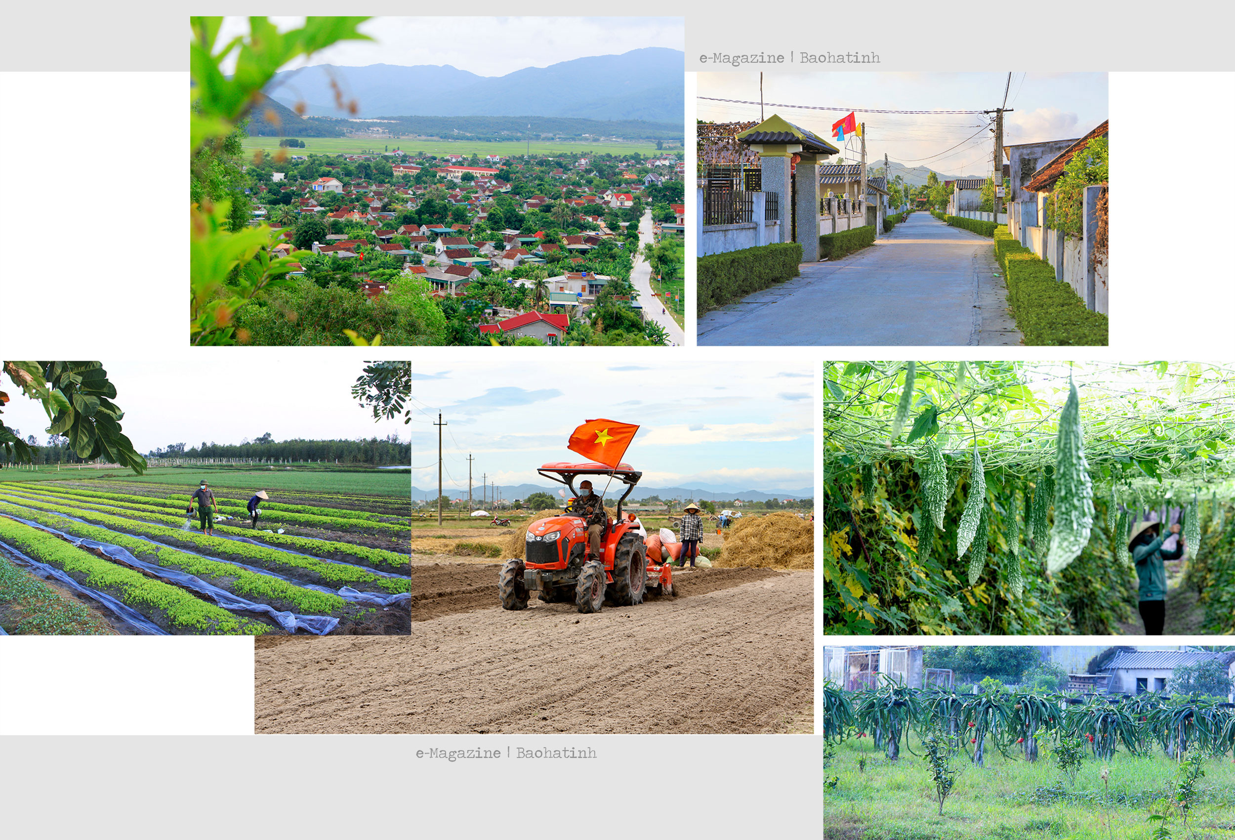 Những miền quê đẹp quanh núi Hồng