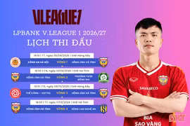 Lịch thi đấu của Hồng Lĩnh Hà Tĩnh tại V.League 1 mùa giải 2026/27