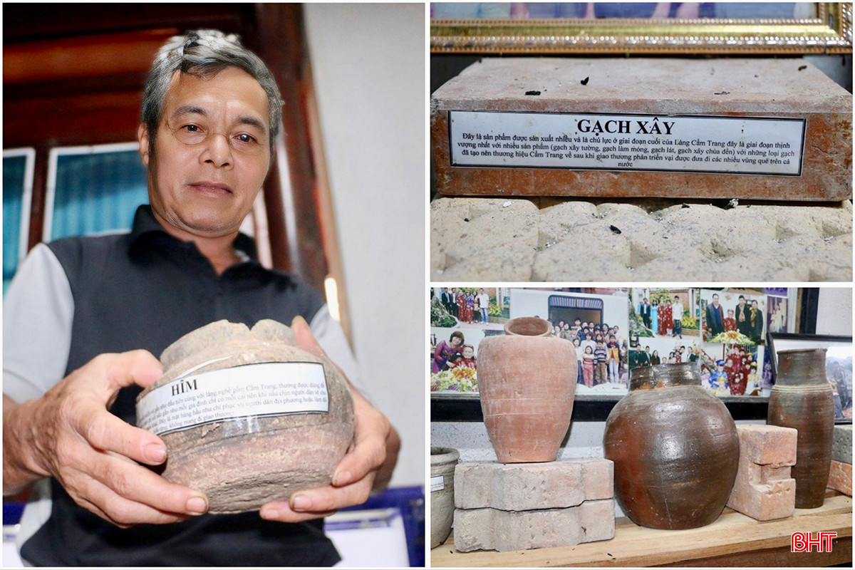 Ông Lê Doãn Hiếu (SN 1962 - Ban Trị sự nhà thờ họ Lê Doãn) cho biết: "Với mong muốn gìn giữ những hiện vật của ông cha, con cháu trong dòng họ đã sưu tầm các sản phẩm của làng gốm Cẩm Trang xưa. Trải qua hàng trăm năm, nhiều hiện vật đã không còn nguyên vẹn nhưng chúng tôi rất tự hào khi có thể góp phần gìn giữ những cổ vật ông cha để lại. Mong rằng, con cháu dòng họ sẽ tiếp tục gìn giữ tốt các hiện vật, góp phần giáo dục truyền thống cho thế hệ sau".