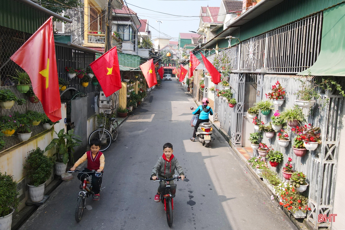 Hà Tĩnh rực rỡ cờ hoa chào mừng Đại hội XIII của Đảng
