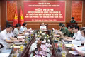 Bí thư Tỉnh ủy Hà Tĩnh chủ trì hội nghị Ban Chỉ đạo Diễn tập khu vực phòng thủ tỉnh