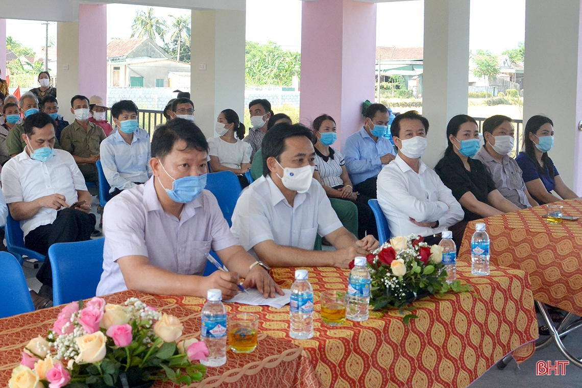 Hà Tĩnh: Khánh thành 2 nhà văn hóa cộng đồng kết hợp tránh trú bão, lũ tại Can Lộc