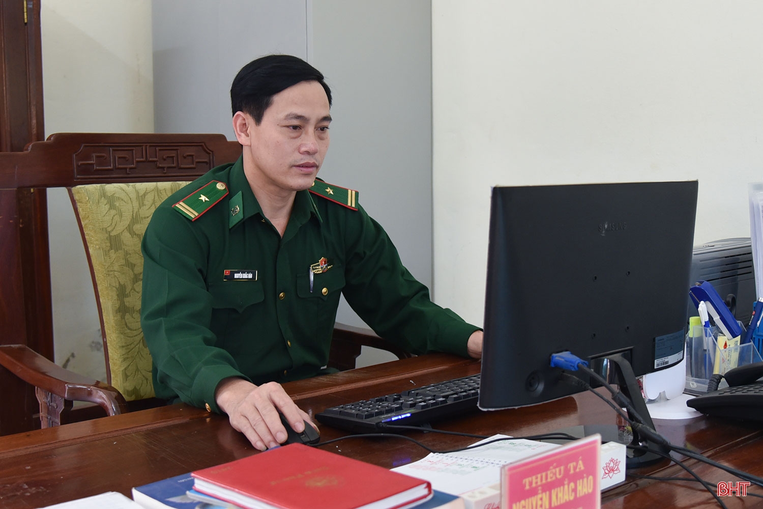 Thiếu tá Nguyễn Khắc Hào - đẹp thêm hình ảnh người lính quân hàm xanh