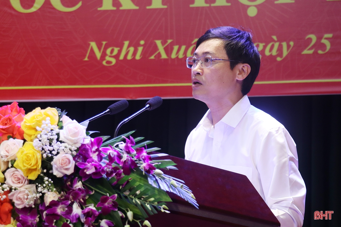 Chánh Văn phòng Trung ương Đảng Lê Minh Hưng tiếp xúc cử tri tại Nghi Xuân