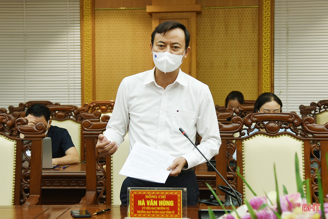 Bám sát Nghị quyết Đại hội Đảng bộ tỉnh Hà Tĩnh, triển khai hiệu quả nhiệm vụ 6 tháng cuối năm
