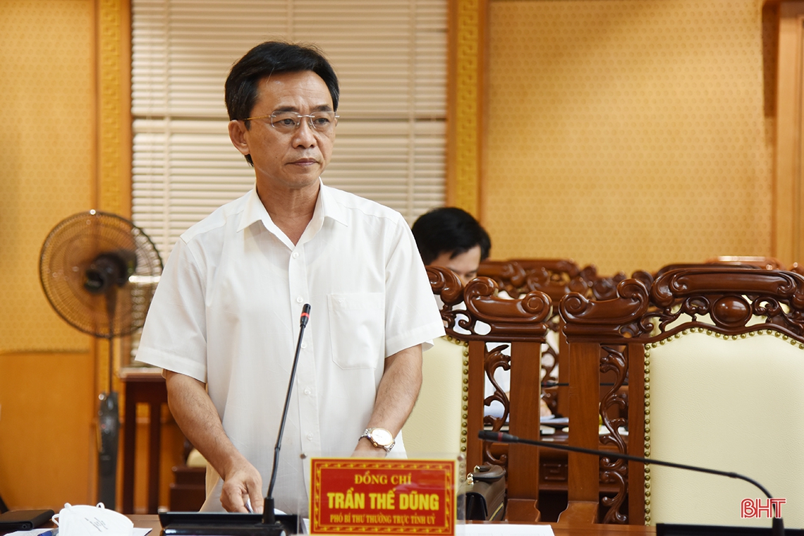 Bám sát Nghị quyết Đại hội Đảng bộ tỉnh Hà Tĩnh, triển khai hiệu quả nhiệm vụ 6 tháng cuối năm