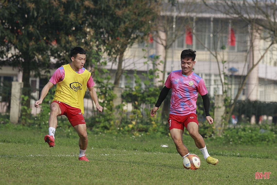 Hồng Lĩnh Hà Tĩnh nâng cao chiến thuật trong quãng nghỉ V.League 2023