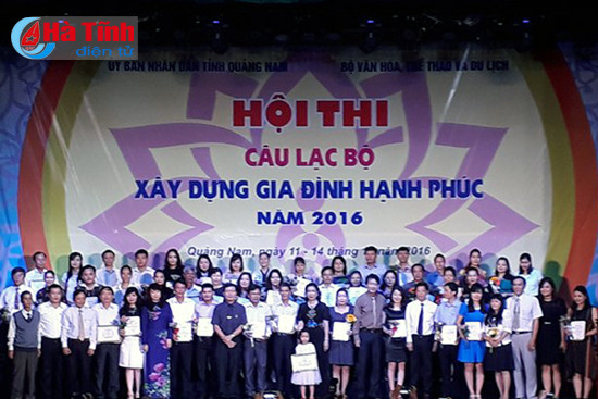 ha tinh dat giai dong doi hoi thi clb xay dung gia dinh hanh phuc