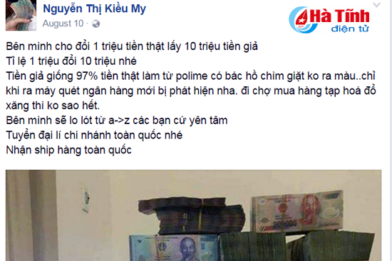 cong khai cheo keo mua tien gia tren mang