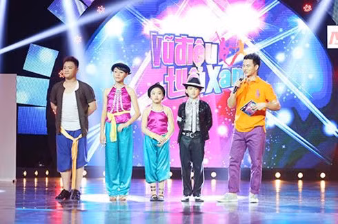 Chương trình "Vũ điệu tuổi xanh". bung no gameshow nhi ai bao ve quyen tre em