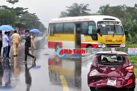 xe buyt dam huyndai i10 hanh khach hu via