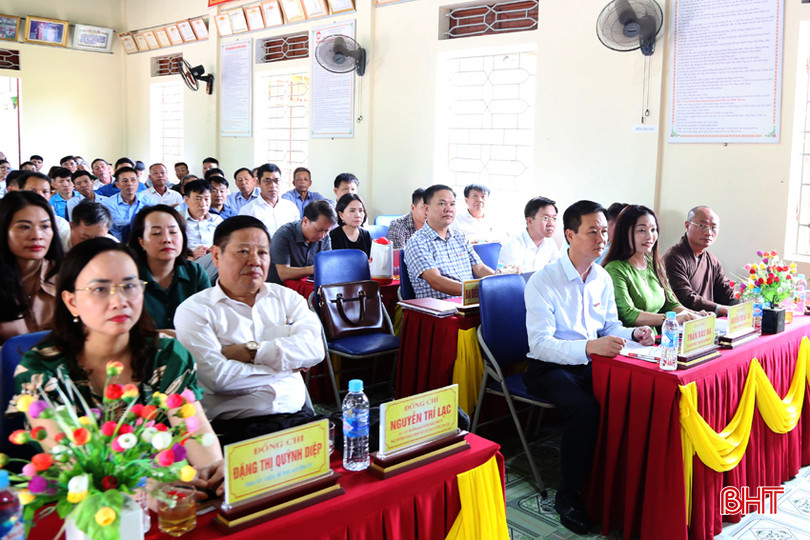 Tổ đại biểu HĐND tỉnh bầu tại Can Lộc tiếp xúc với cử tri vùng thượng Can. 1AA.jpg